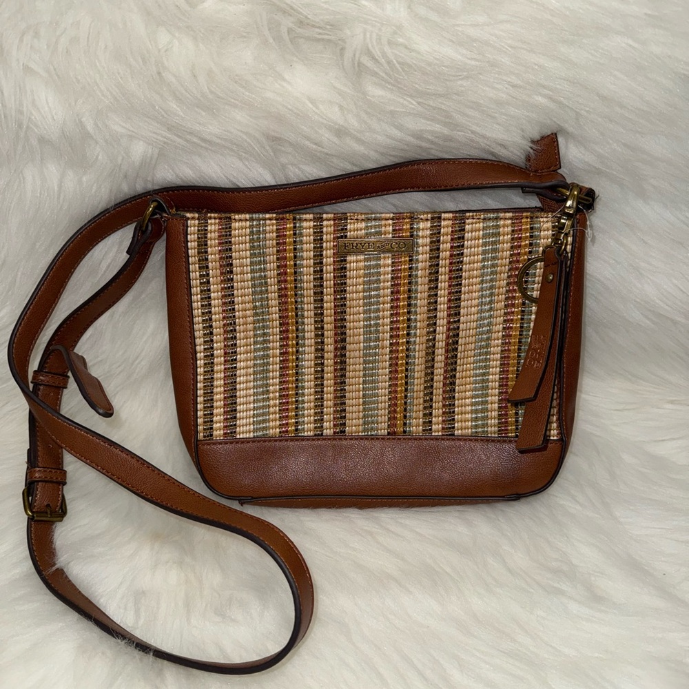FRYE AND CO. Brown Multicolor Crossbody Bag